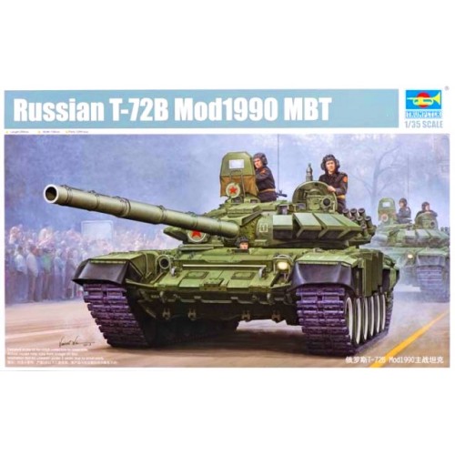 1/35 Trumpeter Russian T-72B Mod1990 MBT – Cast Turret 05564