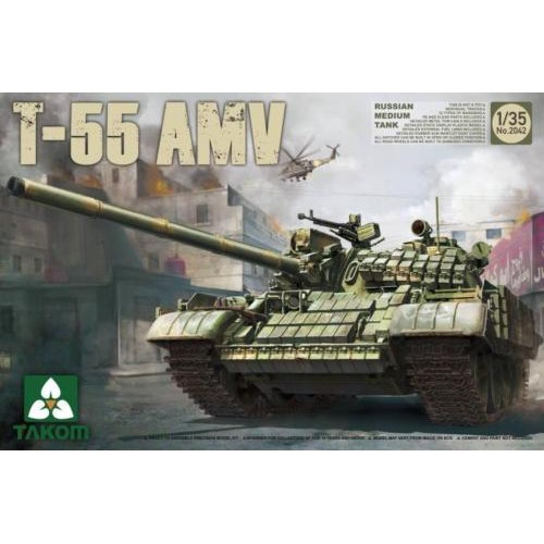 1/35 TAKOM  Russian Medium Tank T-55AMV 2042