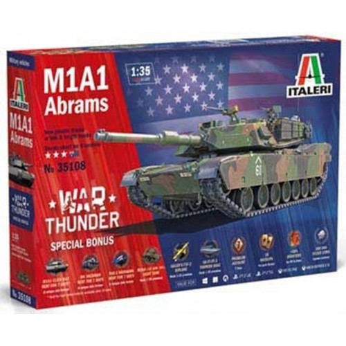 1/35 Italeri War Thunder: American Main Battle Tank M1A1 Abrams 35108