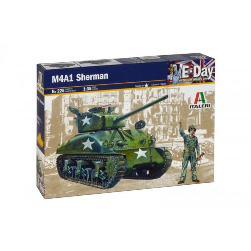1/35 Italeri M4A1 Sherman Tank 0225