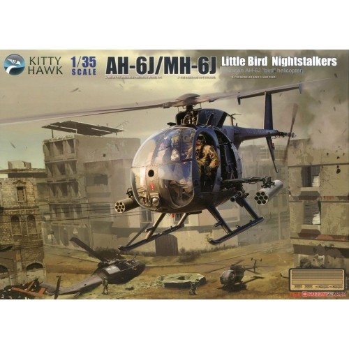 1/35 Kitty Hawk AH-6J/MH-6J Little Bird `Nightstalkers` 50003