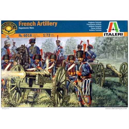 1/72 Italeri Napoleonic French Line Guard Artillery 6018