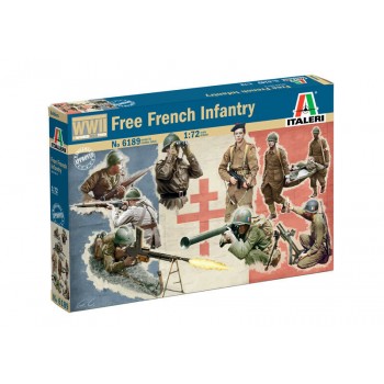 1/72 Italeri WWII Free French Infantry 49 FIGURES 6189