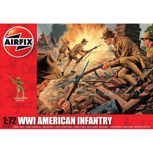 1/72 WWI American Infantry 01729