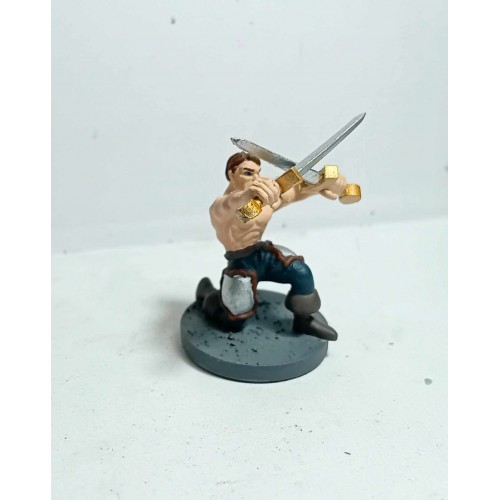  28mm D&D Human Fighter Handpainted