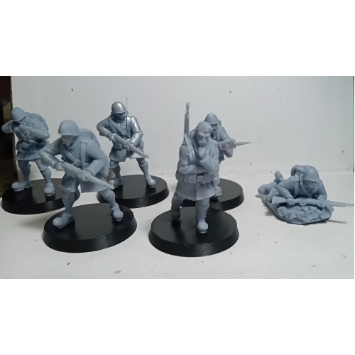 28 mm Greek Evzones WWII SET