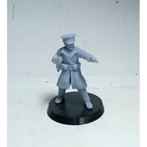 28 mm Greek Officer WW2 unpainted