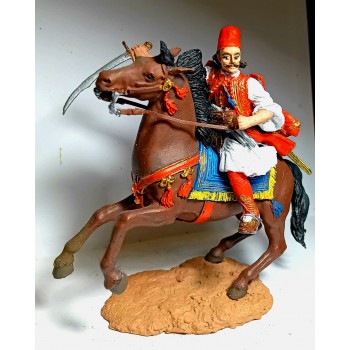 54mm Greek Revolution Karaiskakis mounted