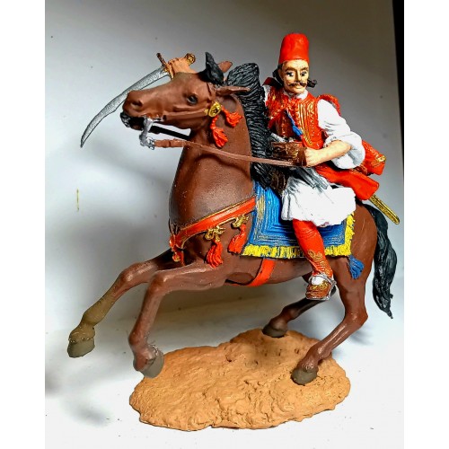 54mm Greek Revolution Karaiskakis mounted