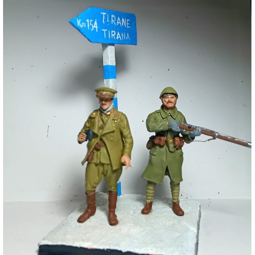 54 mm WWII Greek Soldiers ,Albania Front 1941