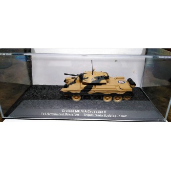 1/72 DeAgostini Cruiser Mk.VIA Crusader II 1st Armoured Division Tripolitania (Libya) 1942