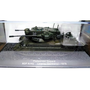 1/72 De Agostini Flakpanzer Gepard RDF Army Leipzig (Germany) 1979