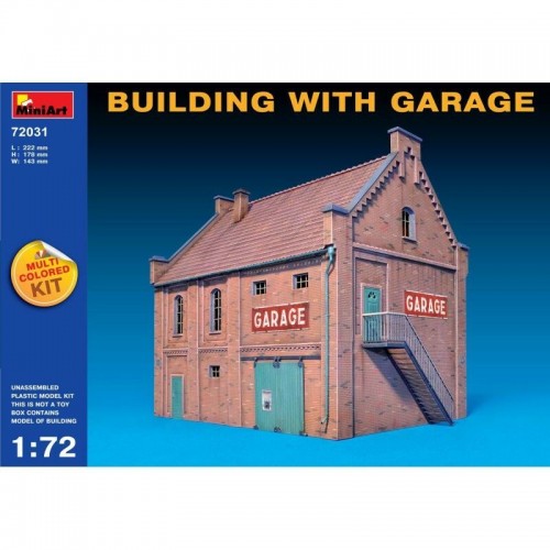 1/72 MiniArt Building with Garage 72031