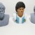 Maradona Painted Statue Argentina 1986