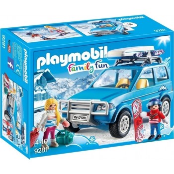 Playmobil Winter SUV Building Set 9281