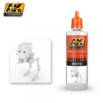 AK Interactive AK 177 White 60 ml Acrylic Primer 
