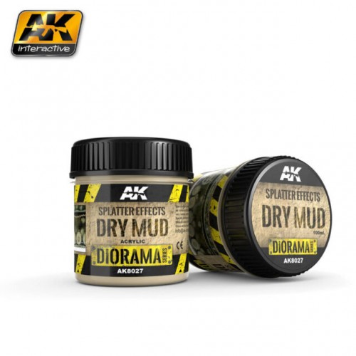 AK Interactive - Splatter Effects Dry Mud 100ml AK8027
