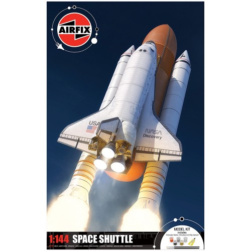 1/144 Airfix Space Shuttle Gift Set with paints,glue and brush A50200