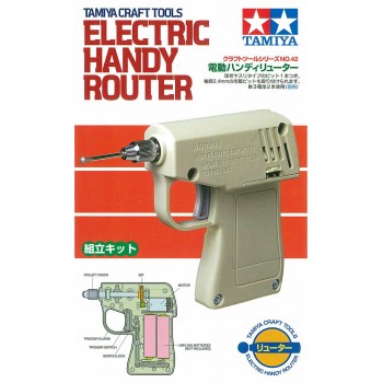 Tamiya Craft Tools Electric Handy Router 74042
