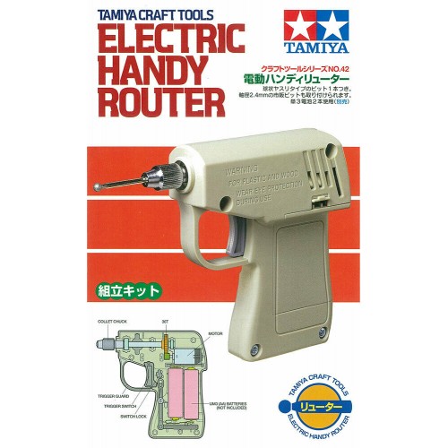 Tamiya Craft Tools Electric Handy Router 74042