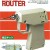 Tamiya Craft Tools Electric Handy Router 74042
