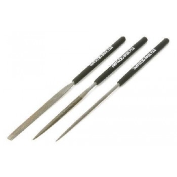 Tamiya Basic File Set (Smooth Double-Cut) Kit Craft Model Tools NIB 74104