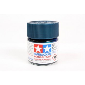 TAMIYA X-13 METALLIC BLUE - ACRYLIC PAINT (METALLIC) 23ML 81013