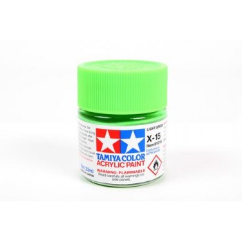TAMIYA X-15 LIGHT GREEN - ACRYLIC PAINT (GLOSS) 23ML 81015