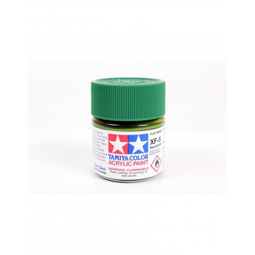 TAMIYA XF-05 FLAT GREEN - ACRYLIC PAINT (FLAT) 23ML 81305