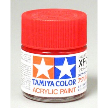 TAMIYA XF-07 FLAT RED - ACRYLIC PAINT (FLATT) 23ML 81307