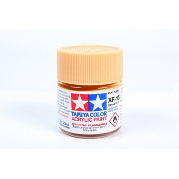 TAMIYA XF-15 FLAT FLESH - ACRYLIC PAINT 23ML 81315