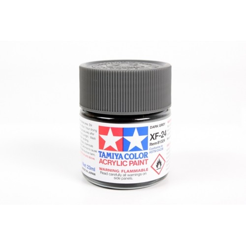 TAMIYA XF-24 DARK GREY- ACRYLIC PAINT (FLATT) 23ML 81324