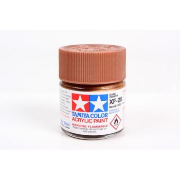 TAMIYA XF-28 DARK COPPER - ACRYLIC PAINT (FLAT) 23ML 81328