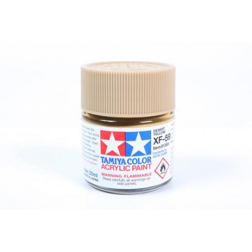 TAMIYA XF-59 DESSERT YELLOW - ACRYLIC PAINT (FLAT) 23ML 81359