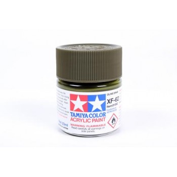 TAMIYA XF-62 OLIVE DRAB- ACRYLIC PAINT (FLATT) 23ML 81362