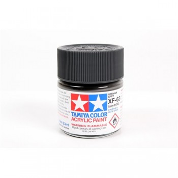 TAMIYA XF-63 GERMAN GREY- ACRYLIC PAINT (FLATT) 23ML 81363
