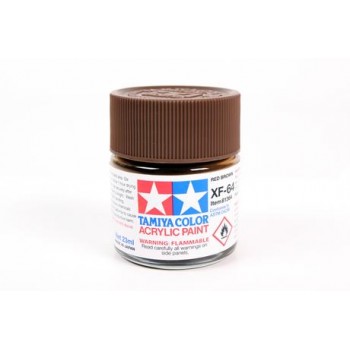 TAMIYA XF-64 RED BROWN - ACRYLIC PAINT (FLAT) 23ML 81364