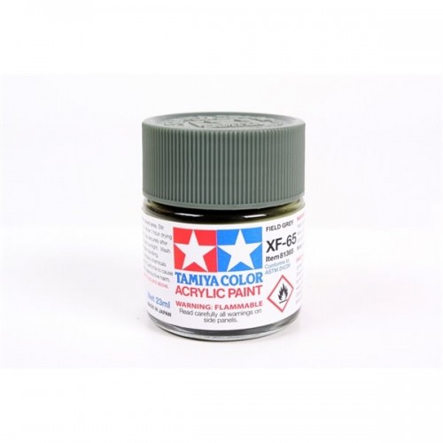 TAMIYA XF-65 FIELD GREY- ACRYLIC PAINT (FLATT) 23ML 81365