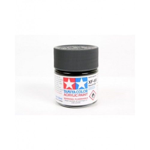 TAMIYA XF-69 NATO BLACK- ACRYLIC PAINT (FLATT) 23ML 81369