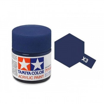 TAMIYA X-3 ROYAL BLUE - ACRYLIC PAINT MINI (GLOSS) 10ML