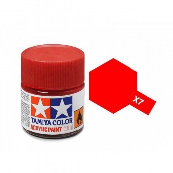 TAMIYA X-7 RED - ACRYLIC PAINT MINI (GLOSS) 10ML