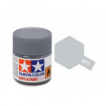 TAMIYA X-11 CHROME SILVER - ACRYLIC PAINT MINI (GLOSS) 10ML