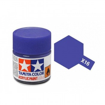 TAMIYA X-16 PURPLE - ACRYLIC PAINT MINI (GLOSS) 10ML