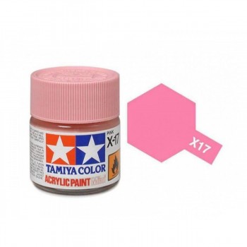 TAMIYA X-17 PINK - ACRYLIC PAINT MINI (GLOSS) 10ML