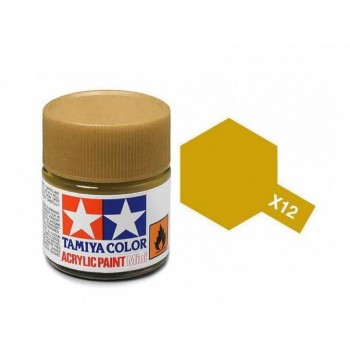TAMIYA X-12 GOLD LEAF - ACRYLIC PAINT (GLOSS) 23ML 81012