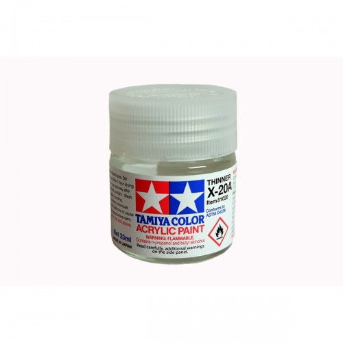 TAMIYA X-20A ACRYLIC THINNER (23ML) 81020