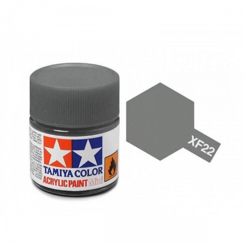 TAMIYA XF-22 RLM GREY ACRYLIC PAINT MINI (FLAT) 10ML 81322