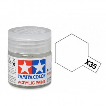 TAMIYA X-35 CLEAR ACRYLIC PAINT MINI (SEMI GLOSS) 10ML 81535