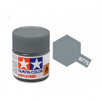 TAMIYA XF-75 IJN GRAY (KURE ARSENAL) ACRYLIC PAINT MINI (FLAT) 10ML 81775