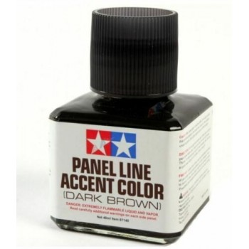 TAMIYA PANEL LINE ACCENT COLOR DARK BROWN 40ml 87140